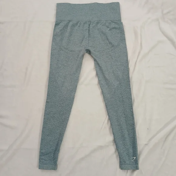 Gymshark  Light Teal Seamless Legging, Women's Size Small. - Picture 2 of 9
